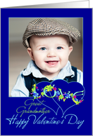 Great Grandmother Valentine’s Day Love and Hearts Photo Card