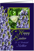 Easter Butterfly Garden Greeting For Mother card