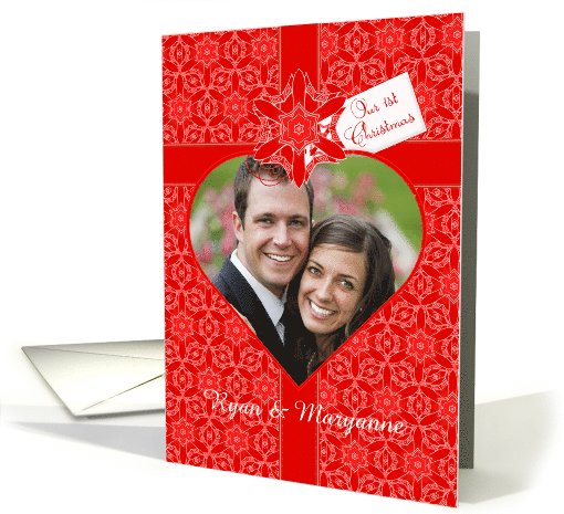 Our First Christmas for Wife Photo card (949090)