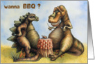 Dino BBQ card