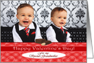 Valentine’s Day Photo Card for Grandmother, Yummy Chocolate and Hearts card