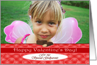 Valentine’s Day Photo Card for Godparents, Yummy Chocolate and Hearts card