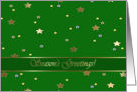 Season’s Greetings, Gold Stars and Green card