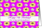 Happy 14th Birthday for Grandniece Daisies on Hot Pink card