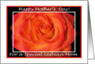 Mother’s Day Lesbian Mom, Blaze Rose card