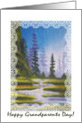 Happy Grandparents Day for Foster Grandparents, Pine Forest card