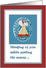 Thinking of You Sailing Boat Mosaic card