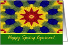 Happy Spring Equinox, Rose Window Painting card