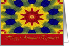Happy Autumn Equinox, Rose Window Painting card