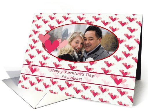 Happy Valentine's Day Photo Card for Sweetheart, Three... (1017763)