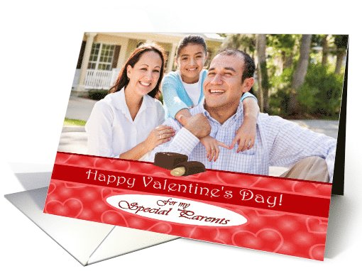 Valentine's Day Photo Card for Parents, Yummy Chocolate... (1017795)