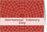 International Voluntary Day, Red Tartan Common Center card