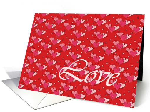 Love for Sweetheart, Love Hearts on Red card (1038133)