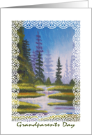 Happy Grandparents Day, A Path into the Future card