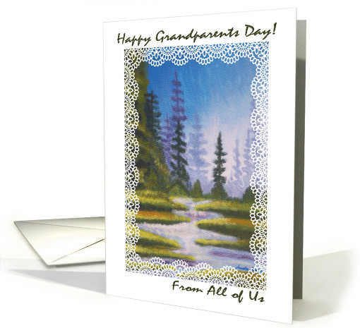 Happy Grandparents Day, A Path into the Future card (841623)