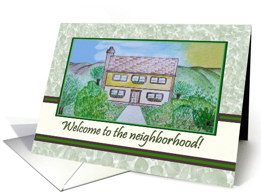 Welcome to the Neighborhood, House with a Garden card (848086)