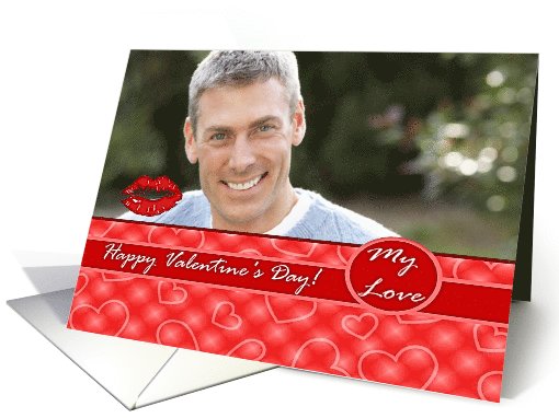 Happy Valentine's Day for My Love, Red Lips card (892100)