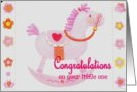 Congratulations on your little one_girl card