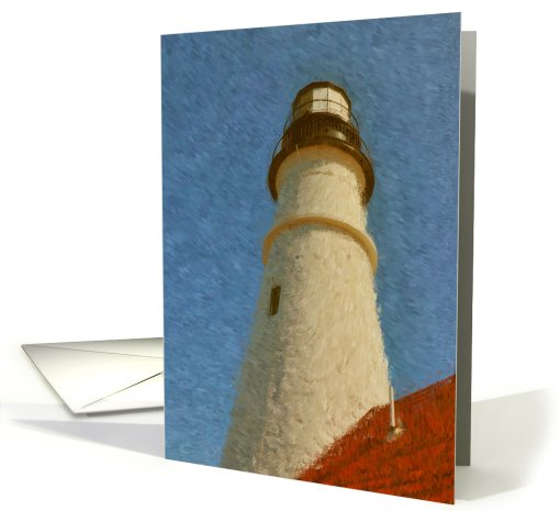 Portland Head Light card (435389)