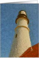 Portland Head Light card