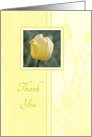 Thank You - Yellow Tulip card