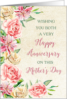 Country Flowers Happy Anniversary on Mother’s Day Card