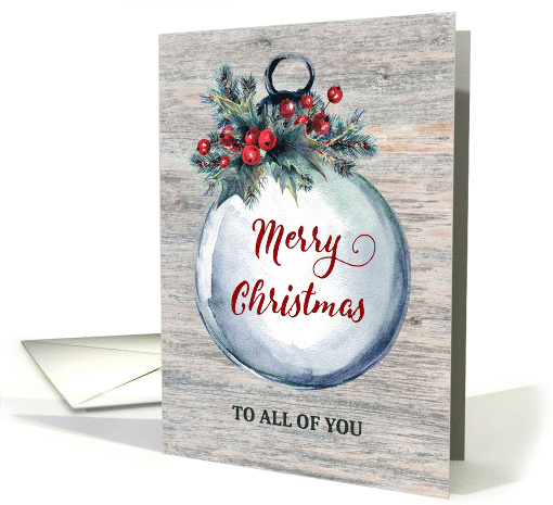 Rustic Ornament for Group Christmas card (1886406)