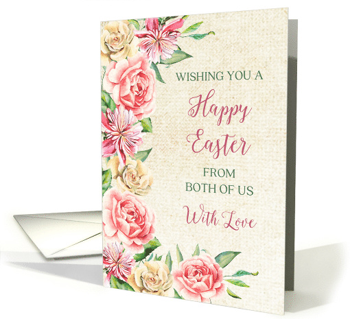 Country Flowers Happy Easter from Both of Us card (1899404)