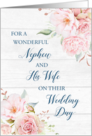 Rustic Pink Floral Nephew and his Wife Wedding Day