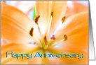 Employee Anniversary - Orange Lily card