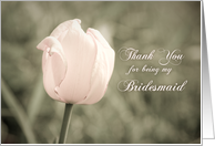 Thank You Bridesmaid...