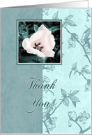 Green thank you parents Card
