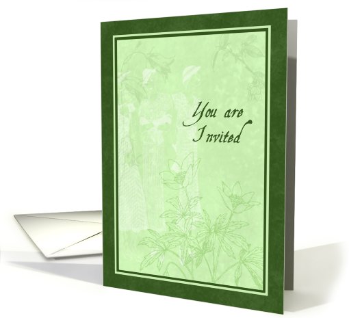 Green Brunch Invitation card (464137)