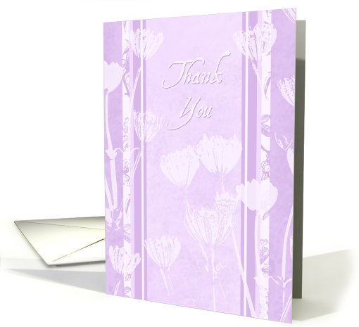 Purple Thank You for being my Bridesmaid card (471127)