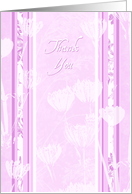 Pink Thank You for being my Bridesmaid Card