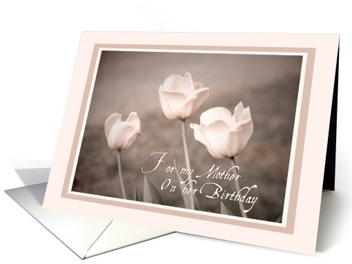 Pink Tulips Mother's Birthday card (471457)