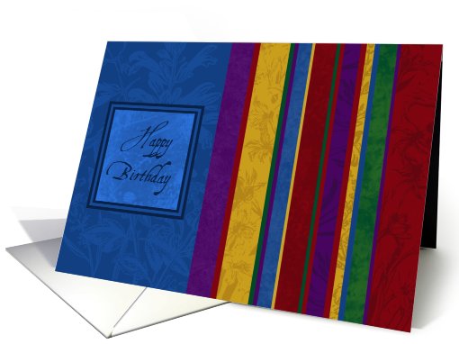 Stripes Employee Birthday card (479038)