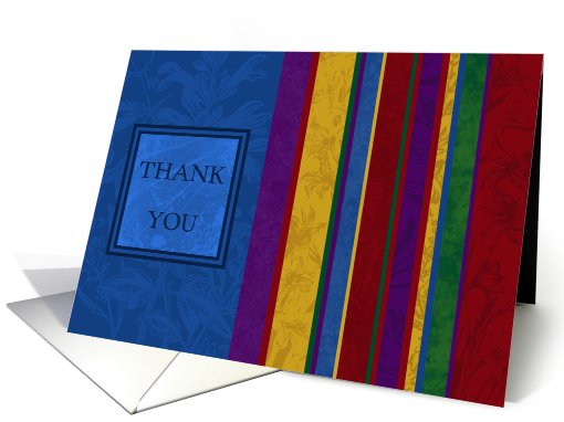 Stripes Thank You for the Interview card (484056)