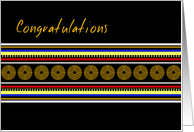 Colorful Congratulations Card