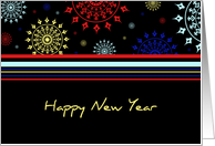 Colorful Business Happy New Year Card
