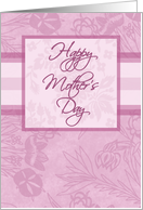 Purple Flower Mother’s Day Card