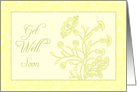 Yellow Get Well from All of Us Card