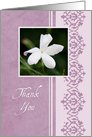 Purple Thank You for Your Sympathy Card