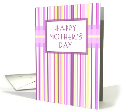 Spring Stripes Mother's Day card (552253)