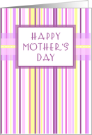 Spring Stripes Mother’s Day Card