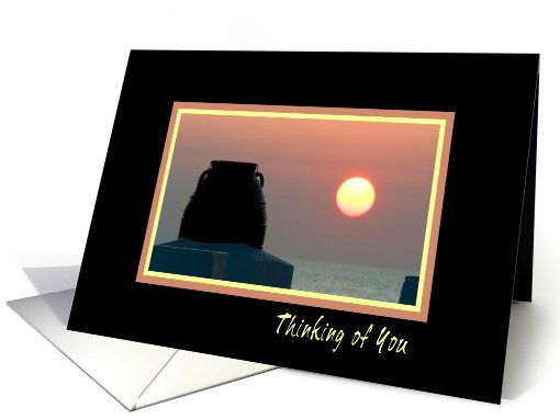 Sunset Thinking of You card (552842)
