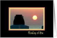 Sunset Thinking of You Card