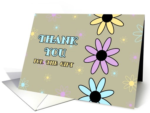 Flowers Thank You for the Gift card (555191)