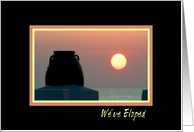 Sunset We’ve Eloped Card