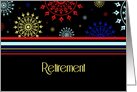Colorful Retirement Announcement Card